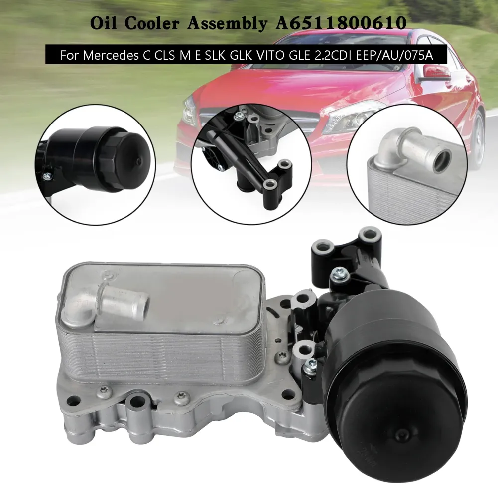 2006-2016 Jeep Compass 2.2 CRDI Diesel (MK1 - MK49) Oljekjøler A6511800610