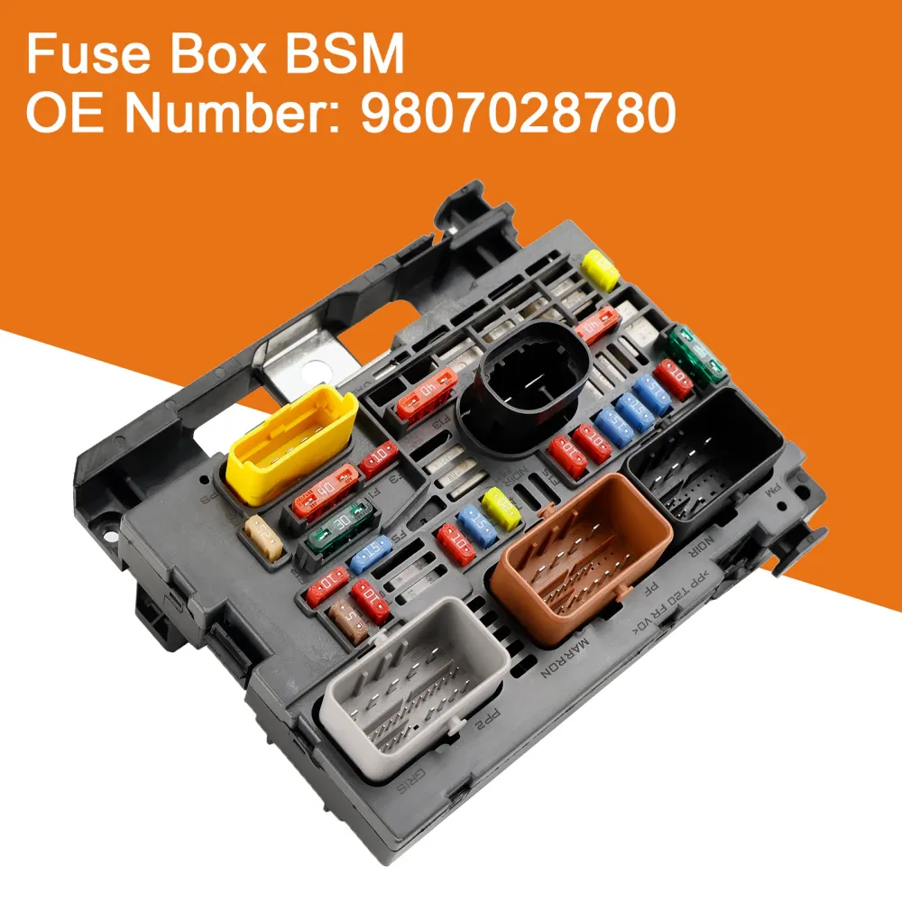 2007 og fremover Citroen Dispatch II Van Fuse Box BSM 9807028780