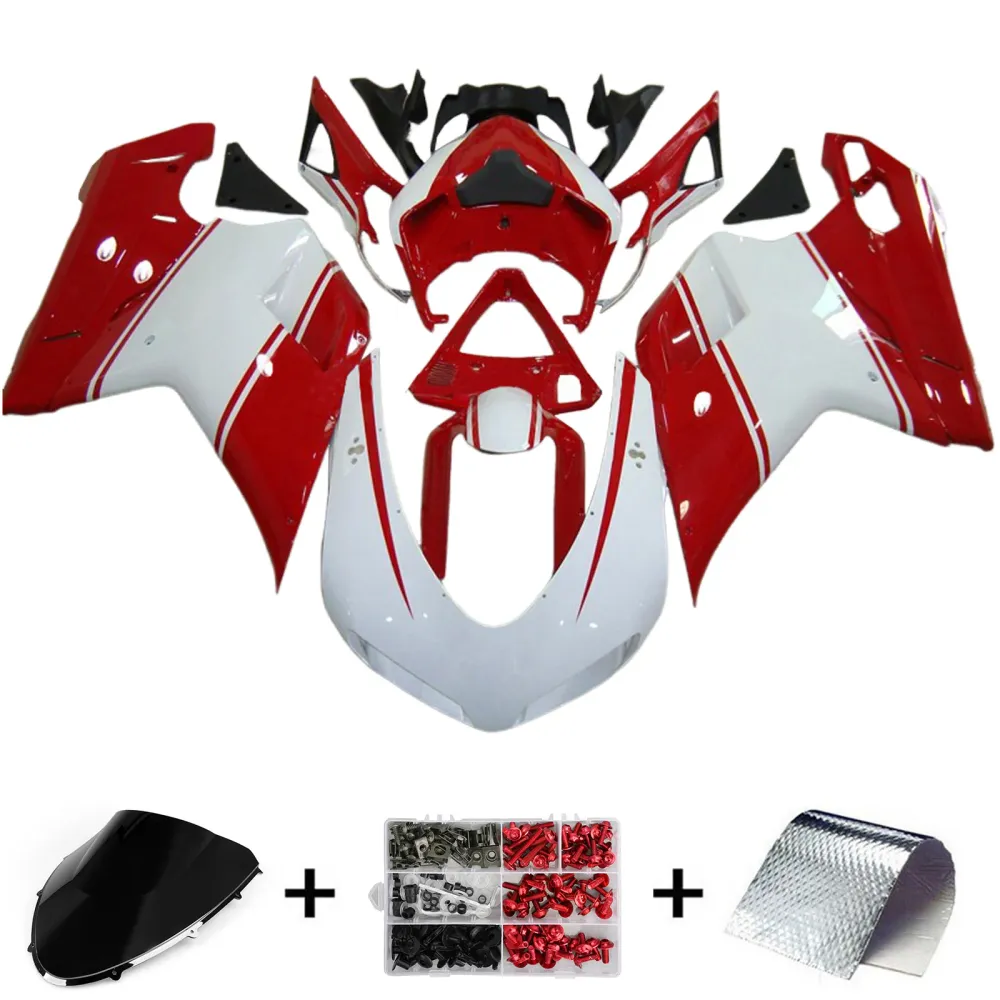 2007-2011 Ducati 1098 1198 848 Fairing Kit Bodywork ABS