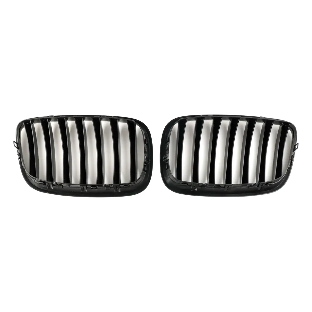 2007-2013 BMW X5 E70/2009-2013 X5 M (E70) Front Bumper Kidney Grille Grill Gloss Black