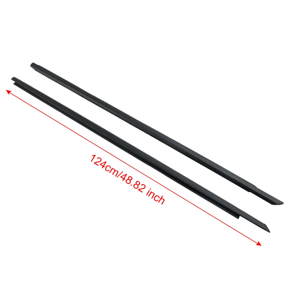 2008-2017 Dodge Challenger 2PCS inngangsdørvindu Belt Weatherstrip