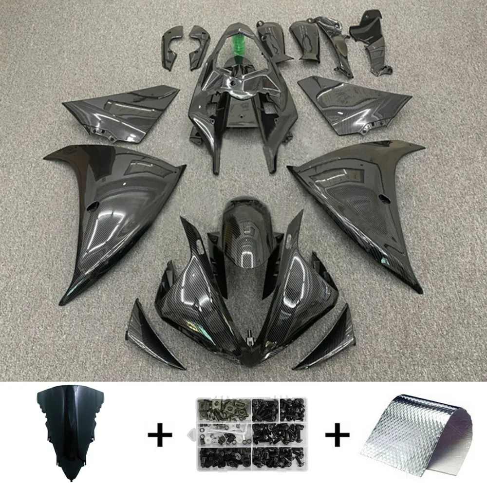 2009-2011 Yamaha YZF 1000 R1 Injeksjon Fairing Kit Bodywork Plast Abs#174