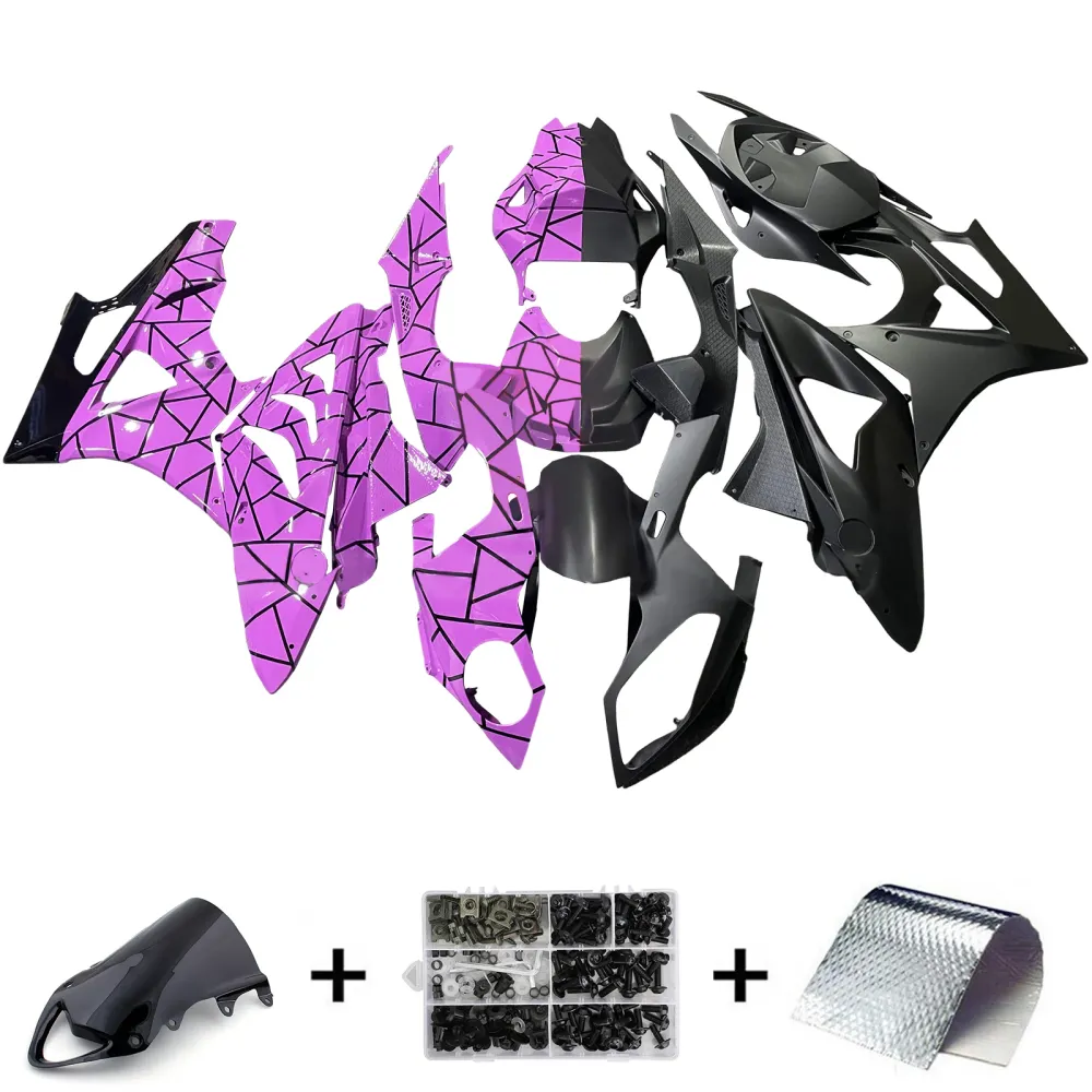 2009-2014 BMW S1000RR Injeksjon Fairing Kit Bodywork Plastic ABS