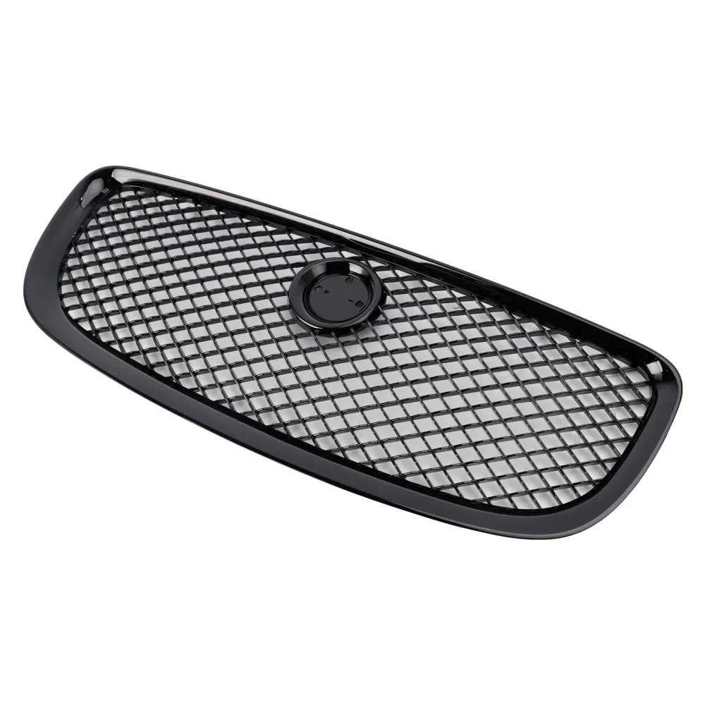 2010-2015 Jaguar XJ Gloss Black Front Bumper Grill Grille