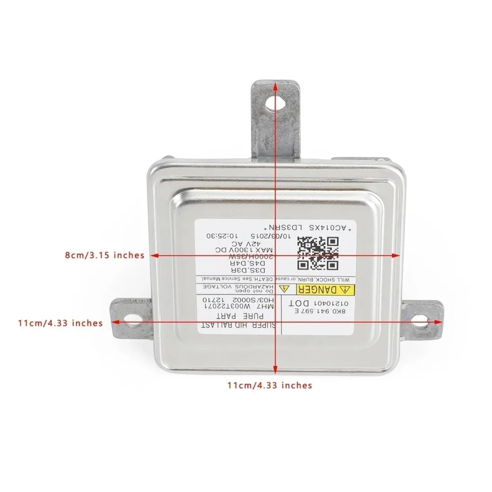 2010-2015 Volkswagen Sharan Hid Xenon frontlys Ballast Control Unit 8K0941597E