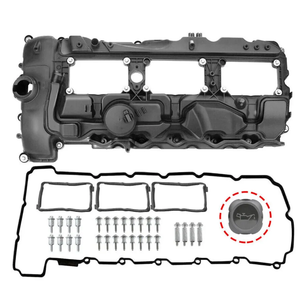 2011-2013 BMW E90/E91/E92/E93 335i 3.0T Ventildeksel m/pakning+Cap 11127570292