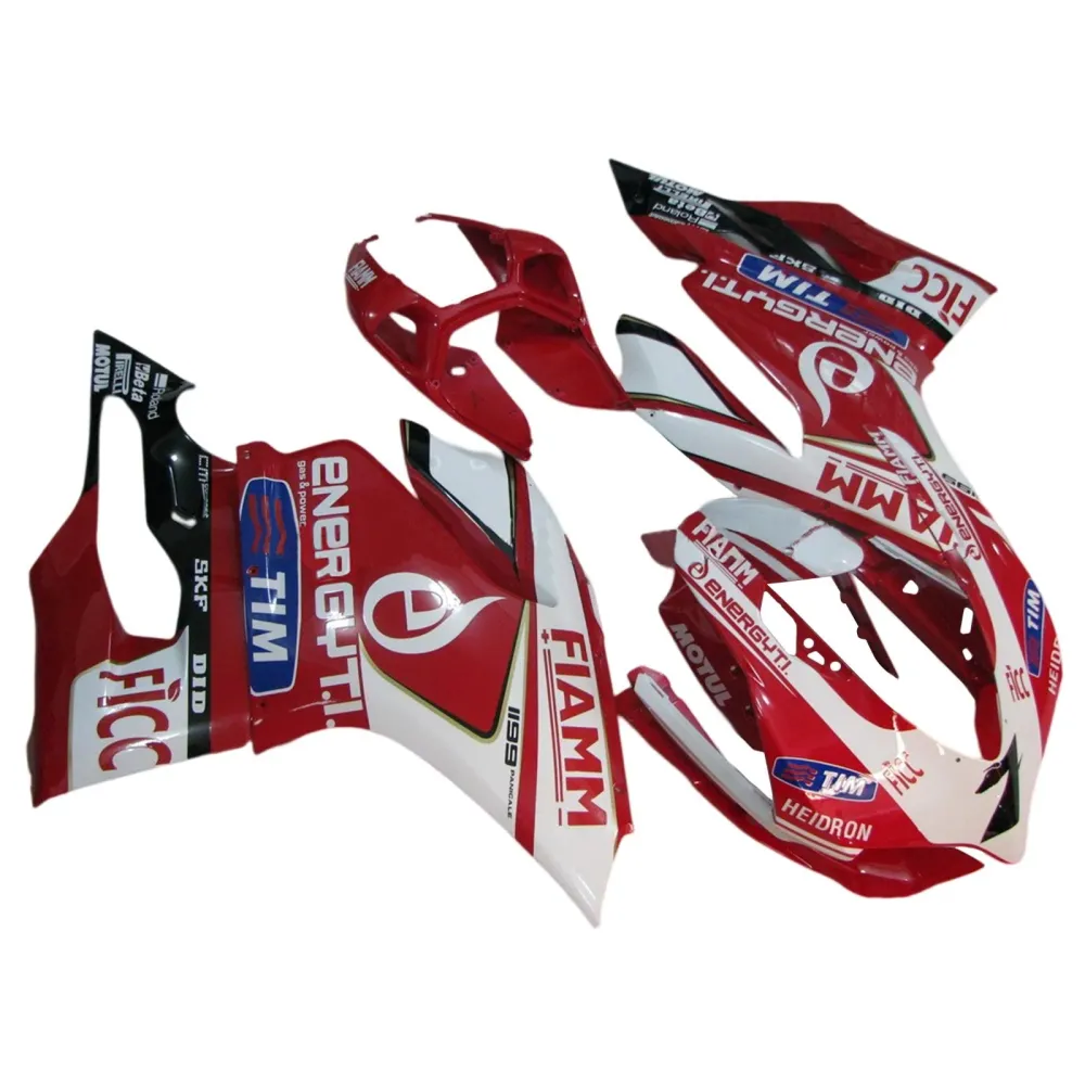2012-2015 Ducati 1199 899 Injeksjon Fairing Kit Bodywork Plastic ABS#106