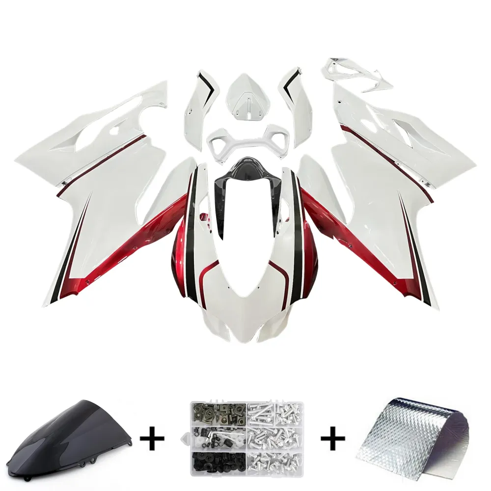 2012-2015 Ducati 1199 Injeksjon Fairing Kit Bodywork Plast Abs