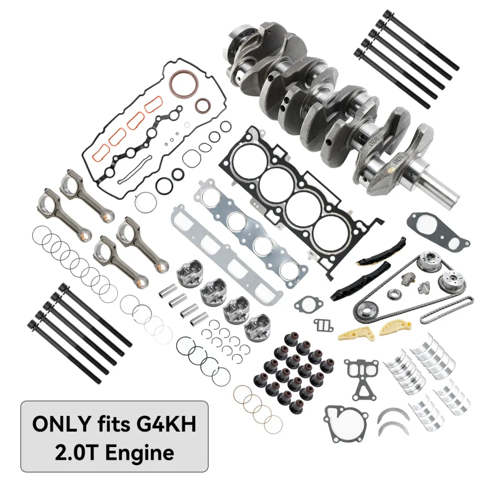2012–2018 Kia Forte (YD) G4KH 2.0T Engine Rebuild Kit m/ veivaksel Con Rods Timing Kit