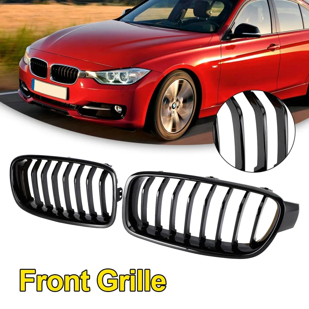 2012-2019 BMW 3-serie F35 Turing Gloss Black Front Kidney Grill Grill