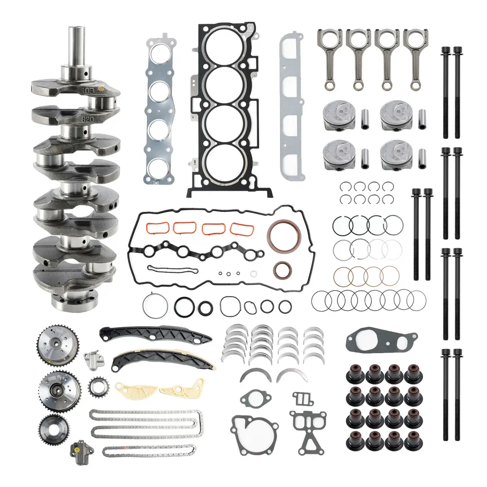 2012–2019 Kia Soul G4KH 2.0T Engine Rebuild Kit m/ veivaksel Con Rods Timing Kit