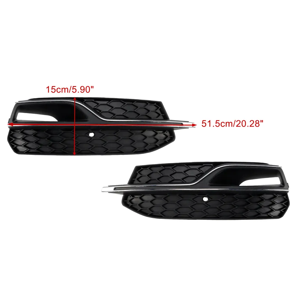 2013-2016 Audi A3 S3 S-Line Front Lower Fog Light Cover Grill Grill