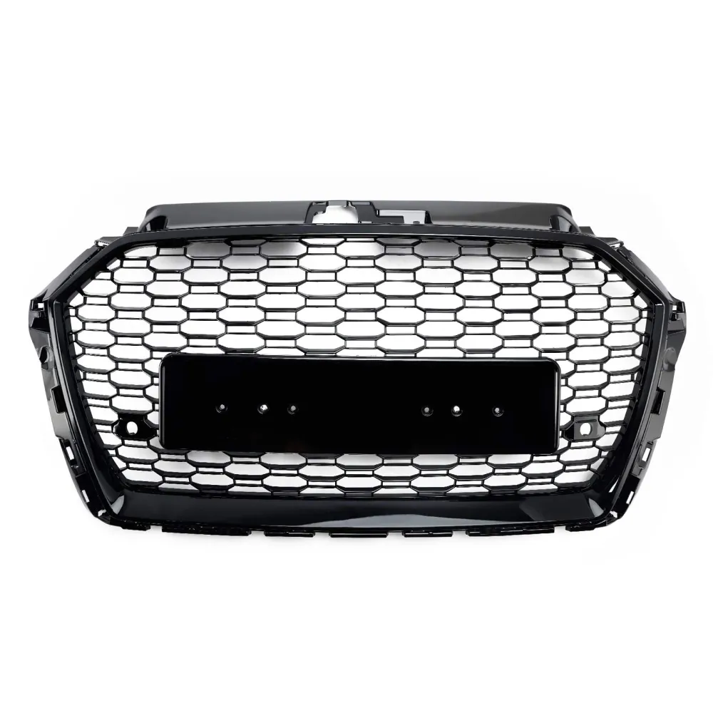 2013-2017 Audi Q5 Chrome/Black Front Honeycomb Bumper Grille Grill