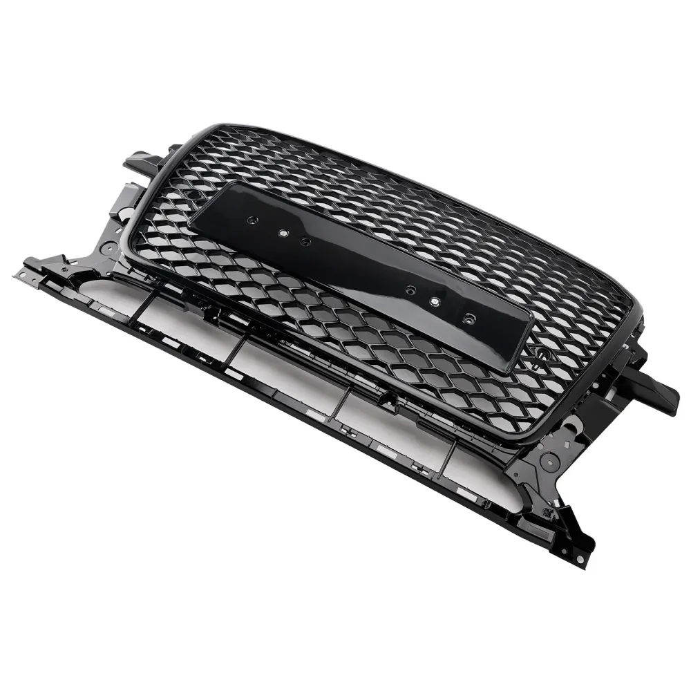 2013-2017 Audi Q5 SQ5 Gloss Black Front Honeycomb Bumper Grill Grill
