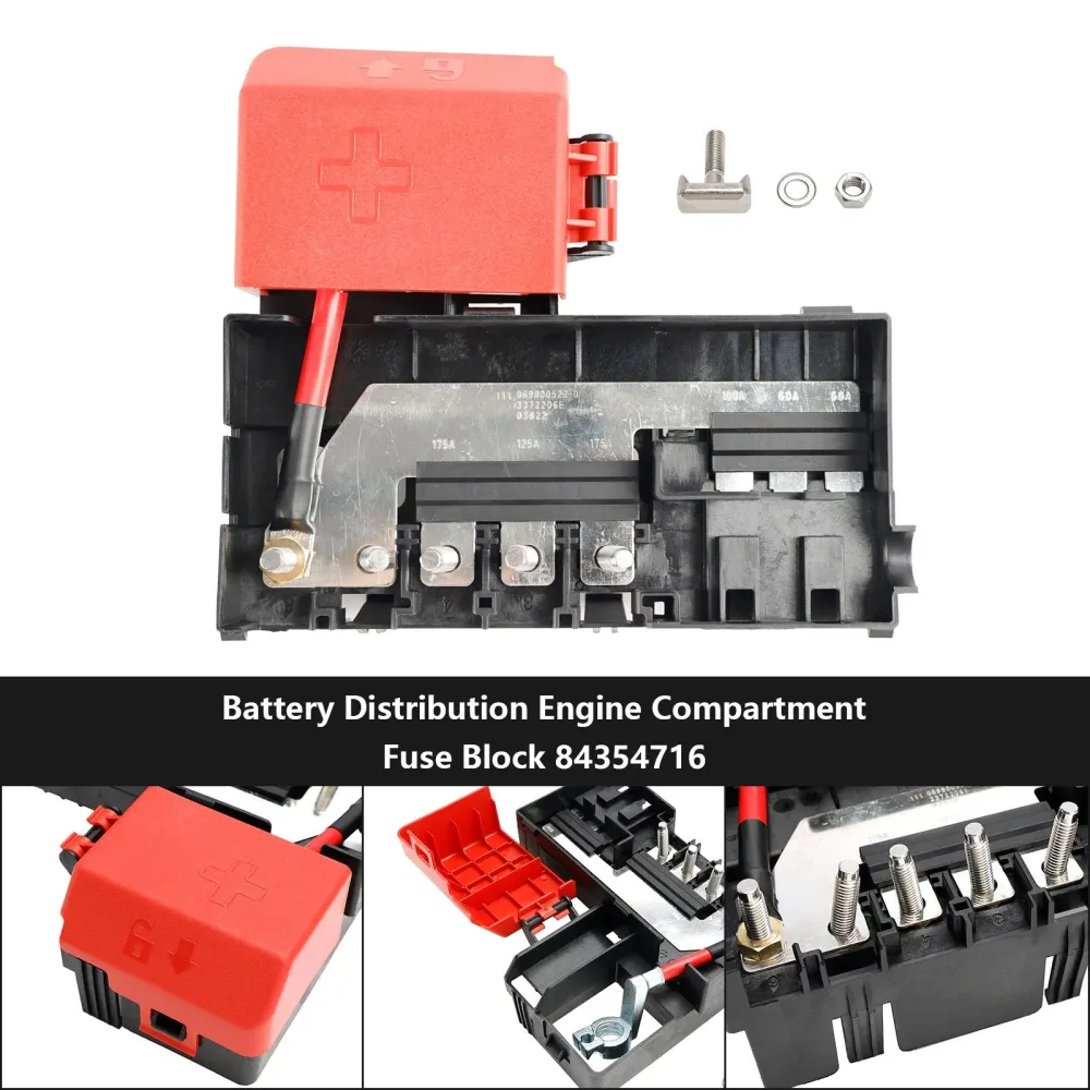 2015-2020 Chevy Tahoe Battery Distribution Engine Compartment Sikringsblokk 84354716