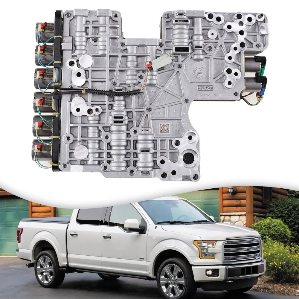 2017 Ford F-150 EcoBoost 10R80 Transmisjonsventil Kroppskontroll Montering HL3Z-7A100-B