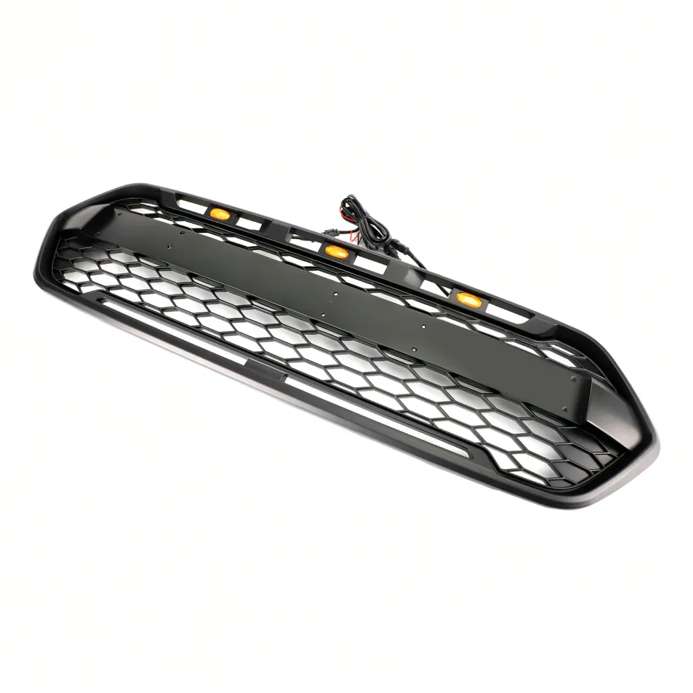 2018-2023 Ford Transit Custom Raptor Style Trail m/ 3led Matte Black Front Bumper Grille