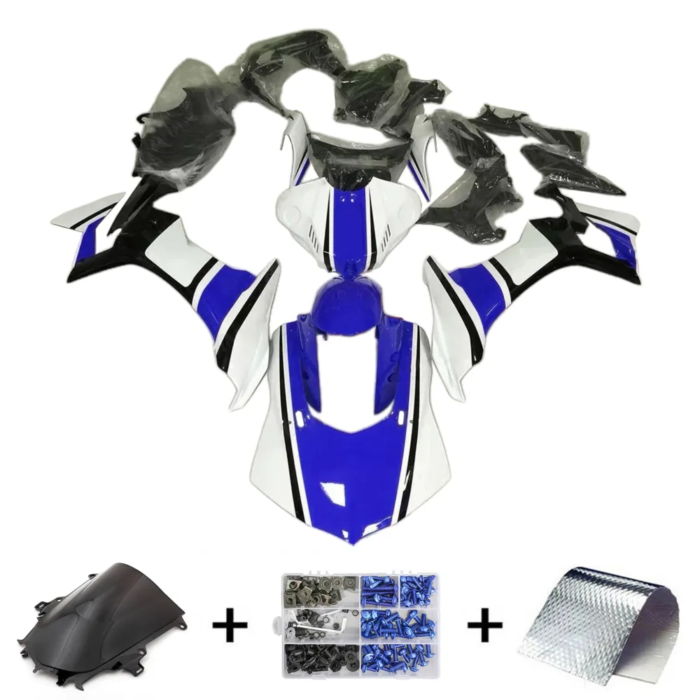 2020-2025 Yamaha YZF R1 Injeksjon Fairing Kit Bodywork Plastic ABS #101