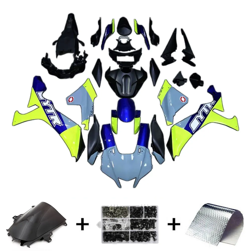 2020-2025 Yamaha YZF R1 Injeksjon Fairing Kit Bodywork Plastic ABS #101