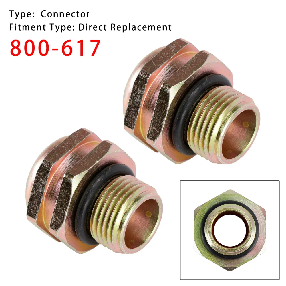 2pcs 800-617 Transmission Cooler Line Quick Connector Ford Mercury Models