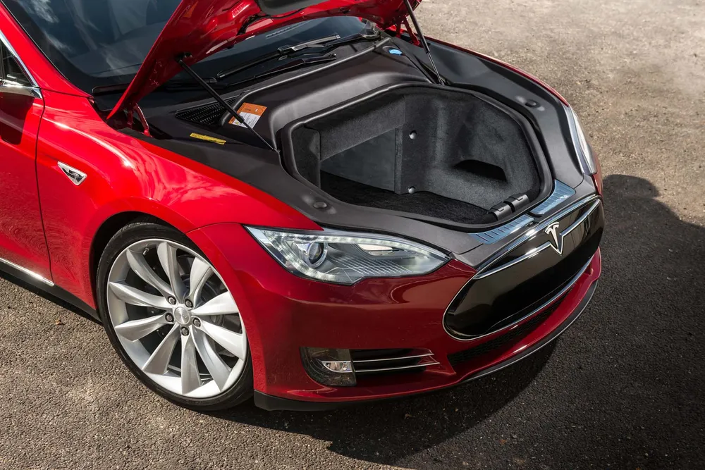 Bagasjeromsmatte Tesla Model S (2012-2021) – TPE - Gummi | Frogum