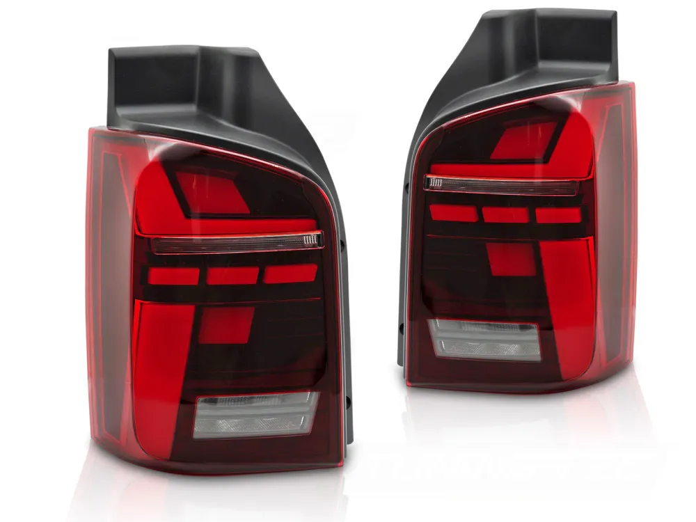 Baklykter VW T5 2003–2015 Led, røde, dynamiske blinklys – LDVWW8