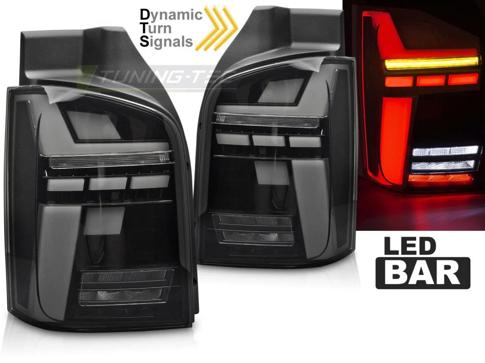 Baklykter Vw T5 2003–2015 Led, røyk, dynamisk - LDVWW9