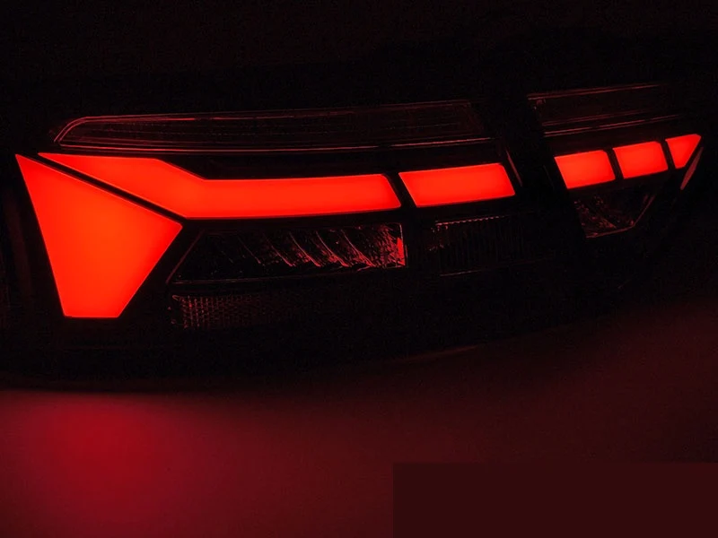 Baklykter Audi A5 8T (2011–2016) LED Bar Sekvensiell Svart - LDAUJ2