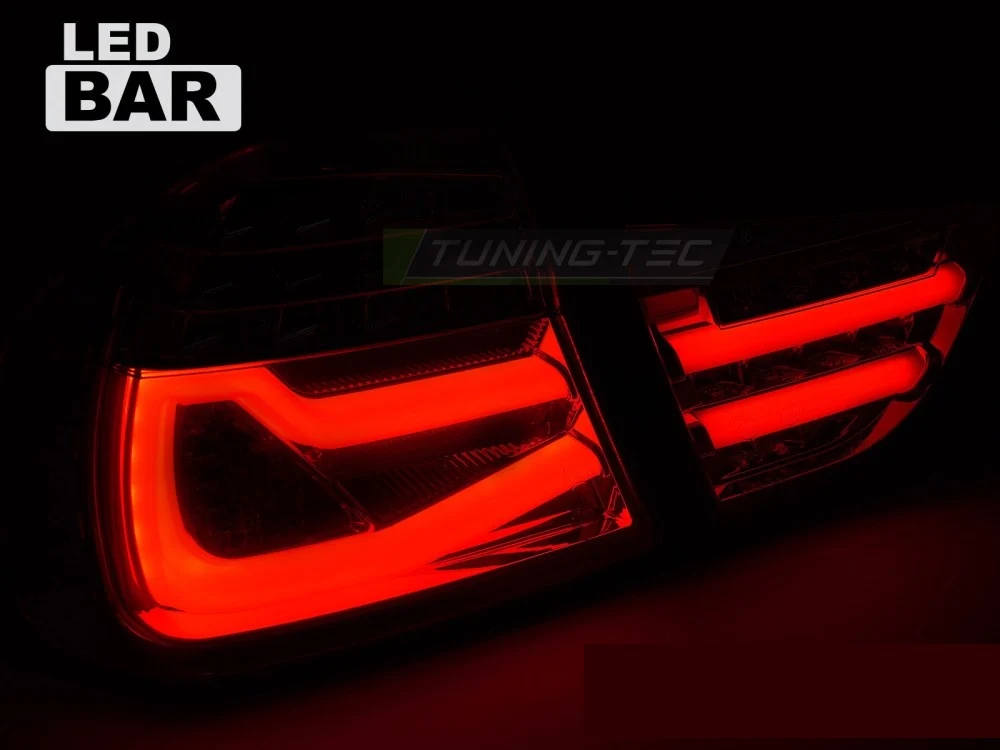Baklykter BMW 3-serie E90 2009–2011 LED Sekvensiell Smoke Svart - LDBMN2