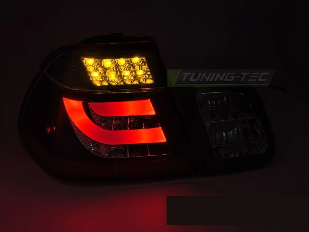 Baklykter BMW 3 Serie (E46) 01-05 Sedan - LED Black Smoke