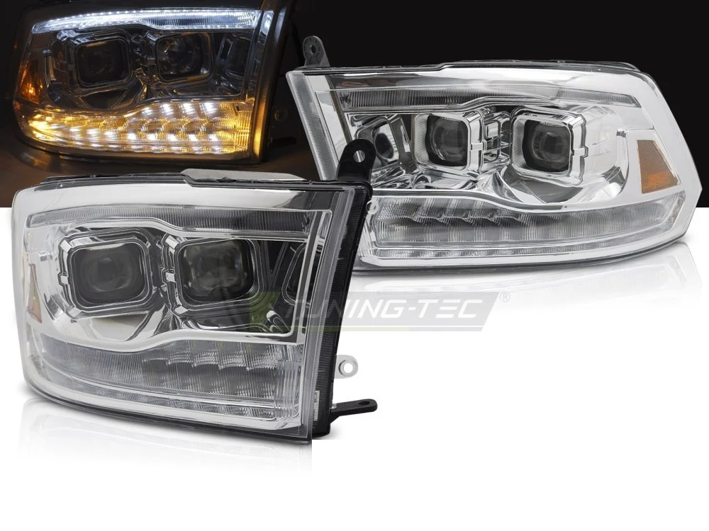 Baklykter Dodge Ram (2009–2018) Double Chrome - LPDO40