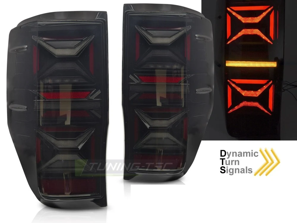 Baklykter Ford Ranger (2011–2022) LED Smoke - LDFO98