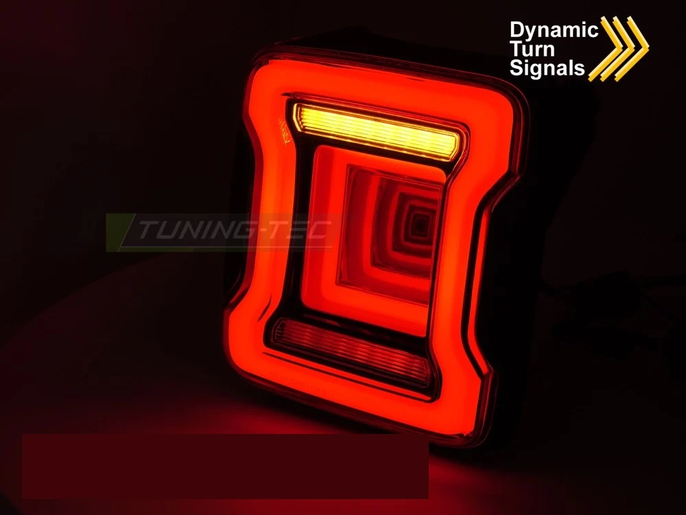 Baklykter Jeep Wrangler JL (2018–2023) LED Rød - LDCH34