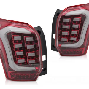 Baklykter Subaru Forester IV (2013–2018) LED Bar Rød/Hvit - LDSU01