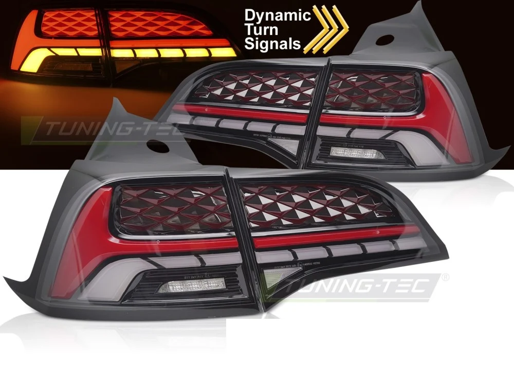 Baklykter Tesla Model 3 / Model Y (2017–2023) LED - LDTE16