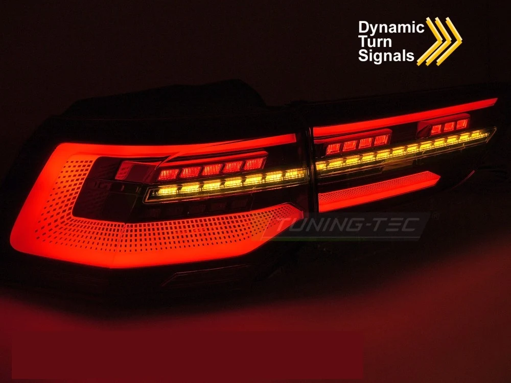 Baklykter Volkswagen Golf 8 (2019–2024) LED Sekvensiell Rød - LDVWV2
