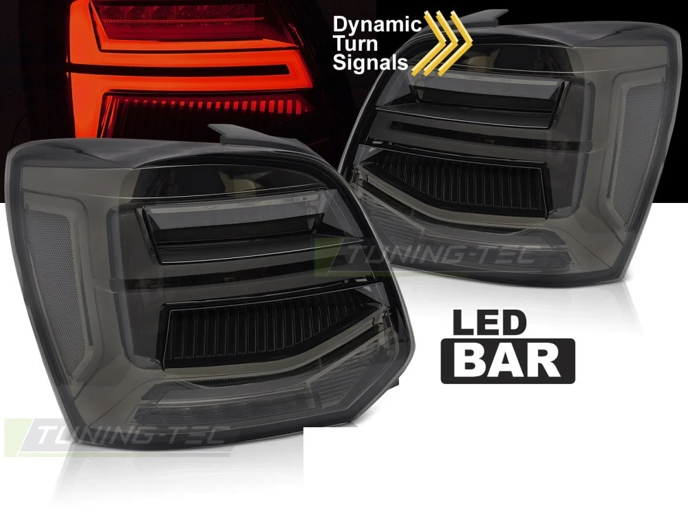 Baklykter Volkswagen Polo V (2009–2017) LED Bar Smoke - LDVWV5