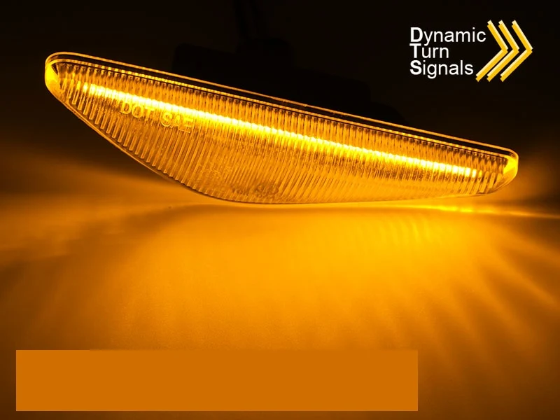 Blinklys BMW 3-Serie E46 Coupe (2003-2006) LED Sekvensiell Krom - KBBM61