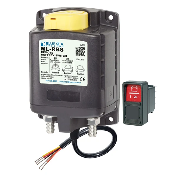 Blue Sea Systems, Elektrisk hovedbryter 500 - 12 V
