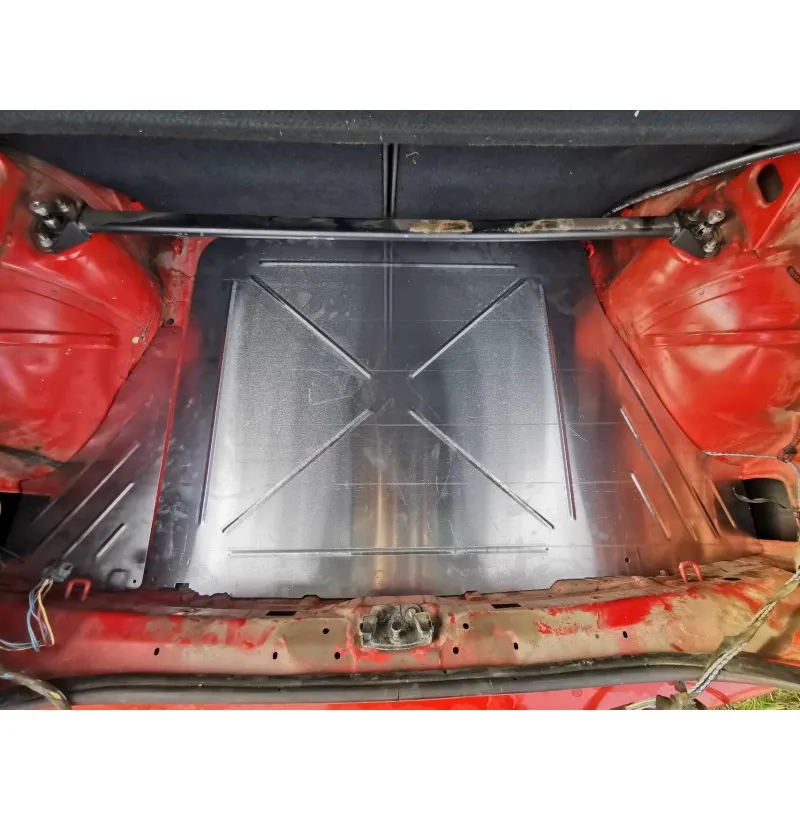 BMW E36 Compact blindplate reservehjulsbrønn – Aluminium CNC-sett (2 deler)