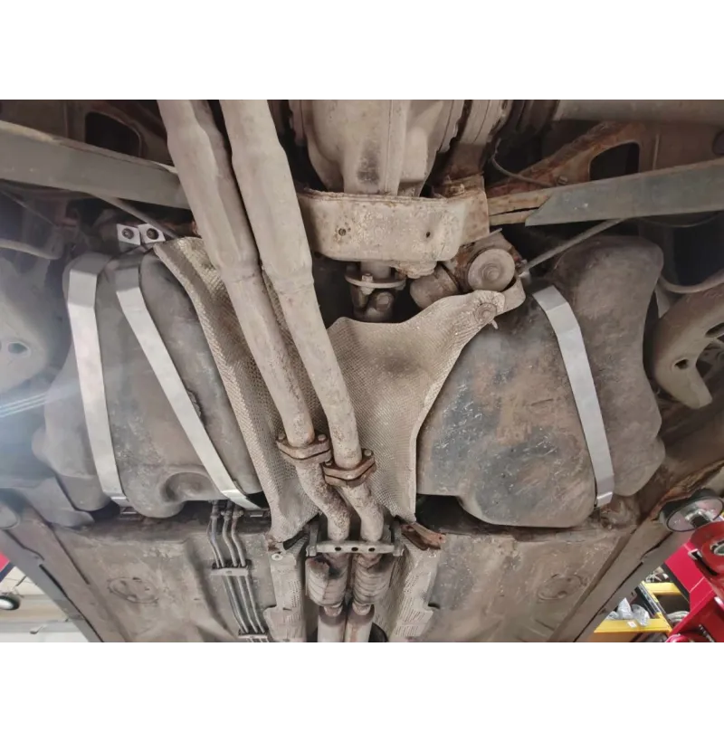 BMW E36 Compact drivstofftank festebånd i rustfritt stål – sett med 2 stk.