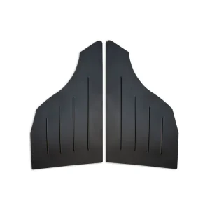BMW E46 Coupe Lette Dørpaneler Bak – 1mm Aluminium CNC-kuttet (Par)