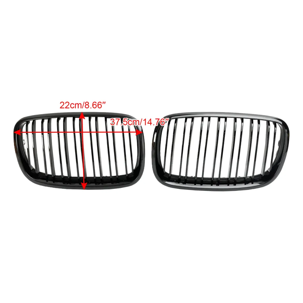 BMW X5 M (E70) 2009-2013 Front støtfanger Nyregitter Grill Gloss Black