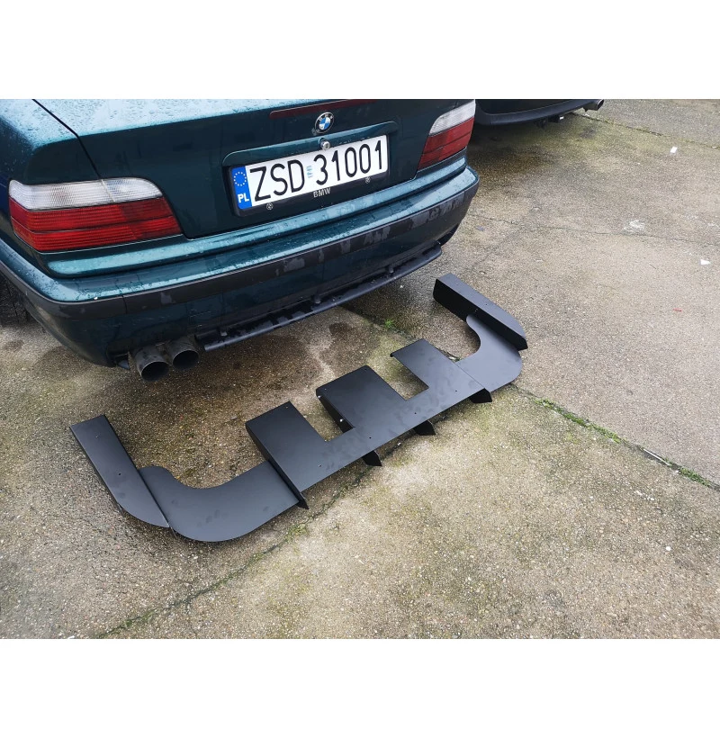 Diffuser BMW E36 sedan coupé touring – M-pakke / M3 støtfanger