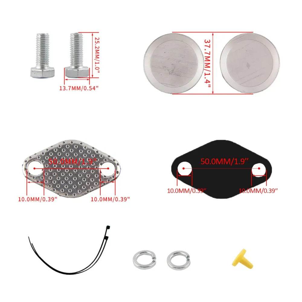 EGR Blanking Blank Kit BMW M47N2 M57N2 E60 E61 320D 330D 525D 530D 535D