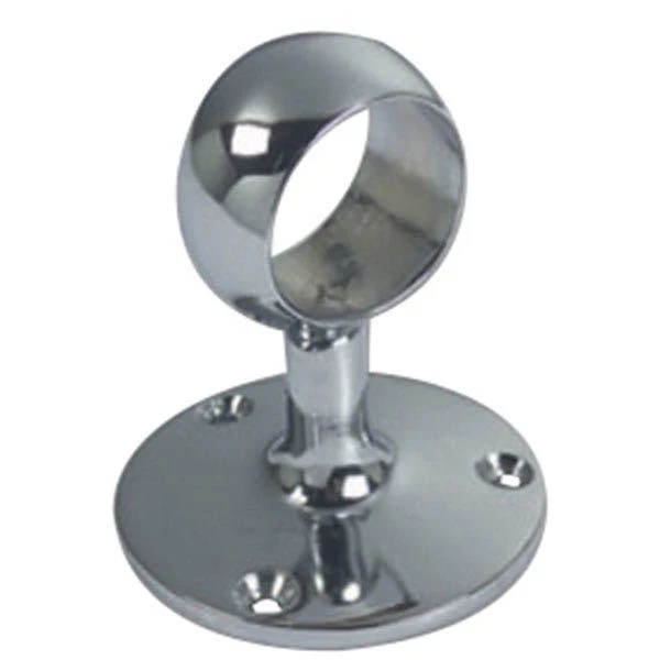 Foresti, Mellomstykke forkrommet messing 30mm pinne, Ø 65 mm, Høyde 75 mm