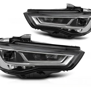 Frontlykter Audi A3 8V 12-20 - Full LED med Sekvensielle DRL