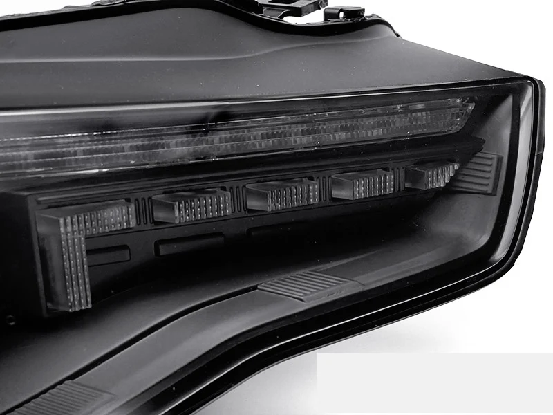 Frontlykter Audi A5 8T (2011–2016) LED Sekvensiell Svart - LPAUG2