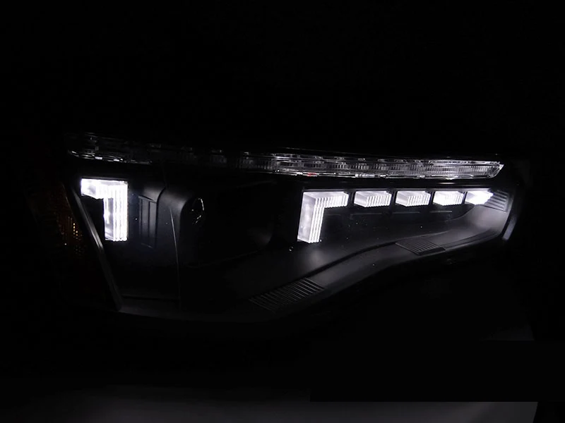 Frontlykter Audi A5 8T (2011–2016) LED Sekvensiell Svart - LPAUG2