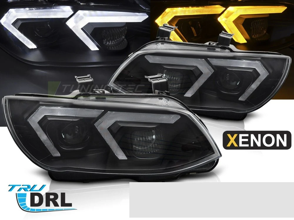 Frontlykter BMW 3-serie E92/E93 LCI 2010-2013 Xenon Sort - LPBMR8